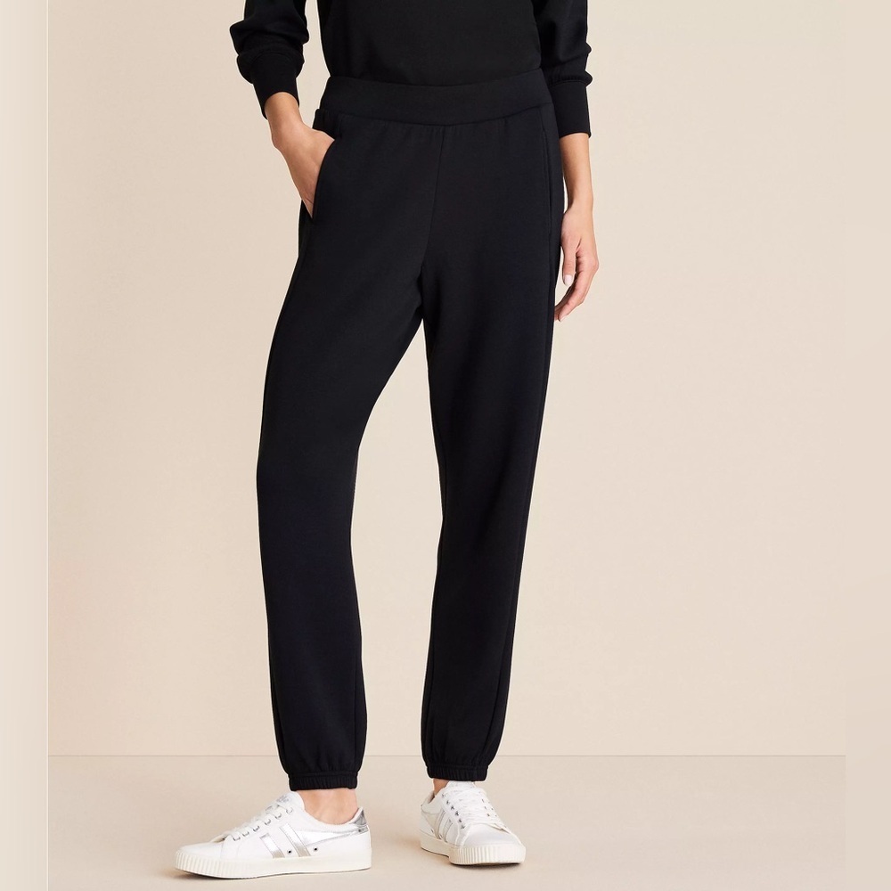 Lou & Grey NEW Scubasoft Joggers Black VIRAL SOFT Pockets Women’s Sz XXS Petite